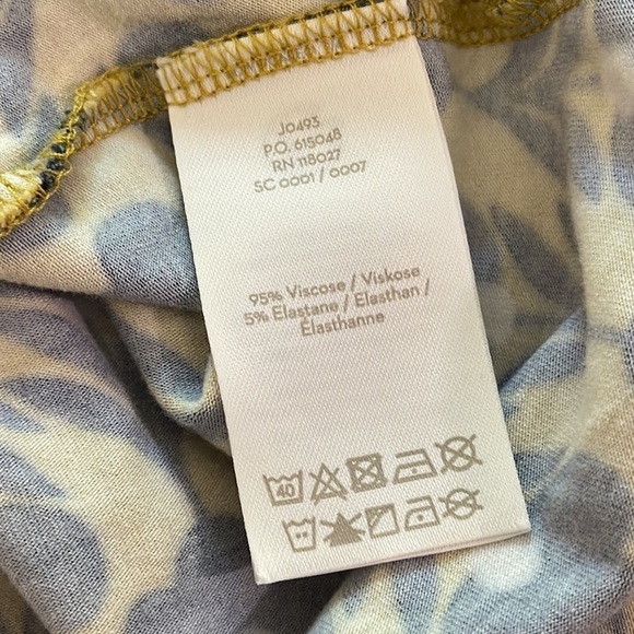 Boden Abigail Jersey Dress in Saffron Navy Yellow Floral size 4 - Picture 13 of 16